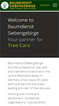 Mobile Screenshot of baumdienst-siebengebirge.de